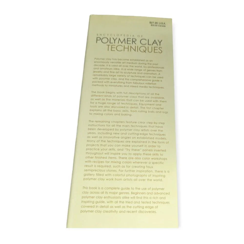 Encyclopedia of Polymer Clay Techniques Hard Cover Book